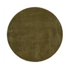 Round wool rug - Leone Green