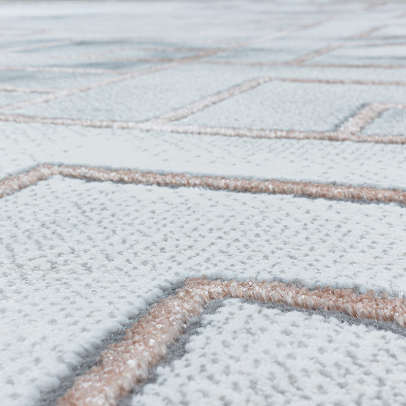 Modern floor rug - Marble Pattern Grey/Brown