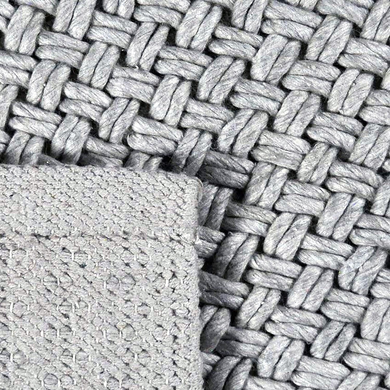 Wool Floor Rug - Brienne Light Grey