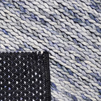 Wool floor rug - Bernadette Blue