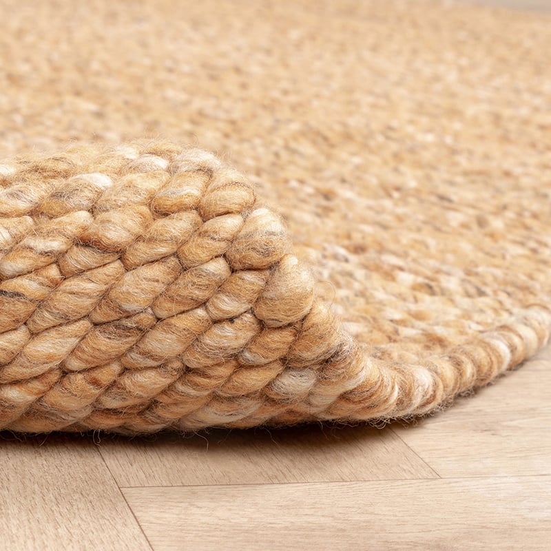 Wool Rug - Brilliant Ochre Yellow