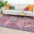Vintage Rug - Estate Medallion Burgundy