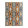 Retro floor rug - Ryano Blocks Blue/Multicolor