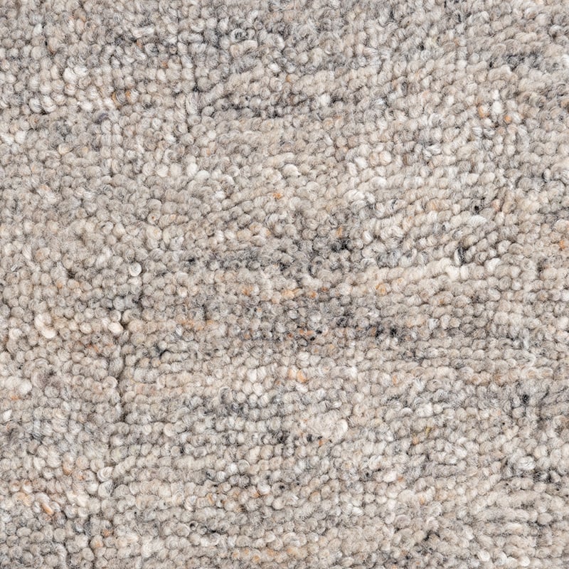 Round Berber Rug - Aicha Grey
