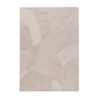 Modern wool floor rug - Fusion Beige 220