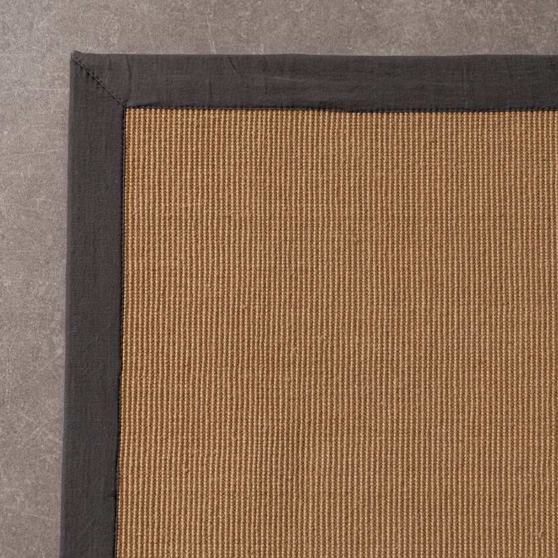 Sisal Rug - Tulum Border Anthracite