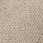 Round Wool Rug - Bliss Cream/White