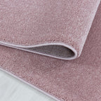 Low-pile floor rug - Smoothly Pink