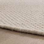Round Wool Rug - Bliss Cream