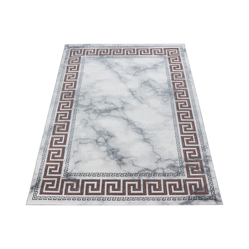 Modern Rug - Marble Edge Grey/Brown