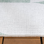 Abstract Outdoor Rug - Groovy Tiles Green