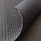 Indoor Outdoor Rug - Dunes Geo Anthracite