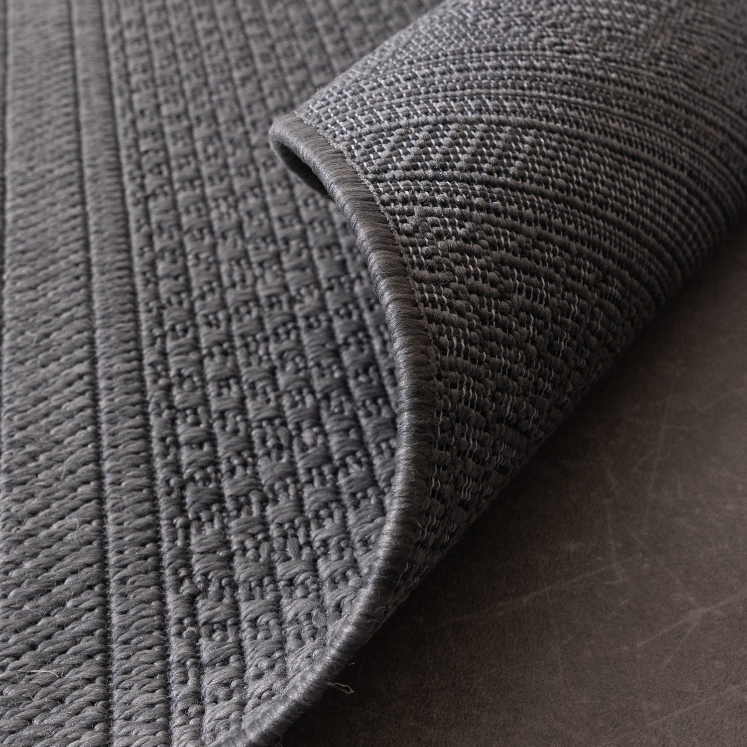 Indoor Outdoor Rug - Dunes Geo Anthracite