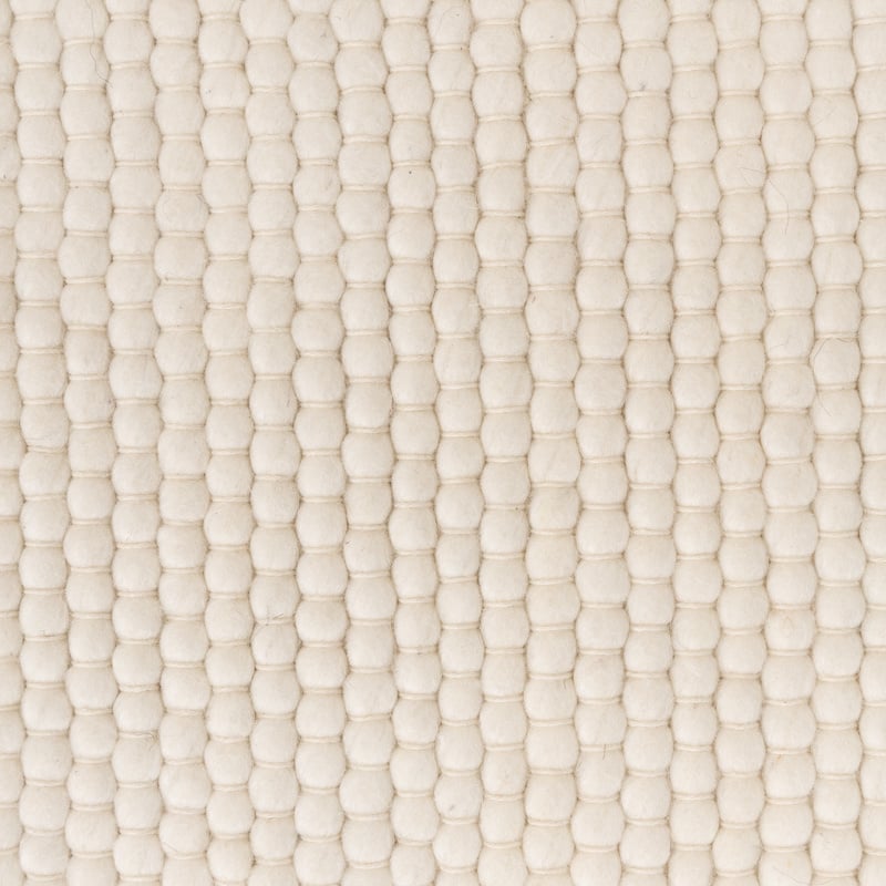 Wool Irregular Rug - Feline White