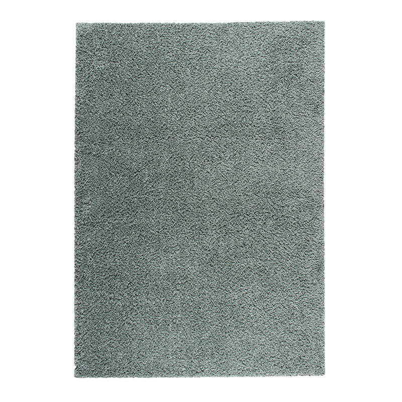 High Pile Rug - Solid Blue/Green