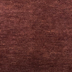 Round wool rug - Leone Red