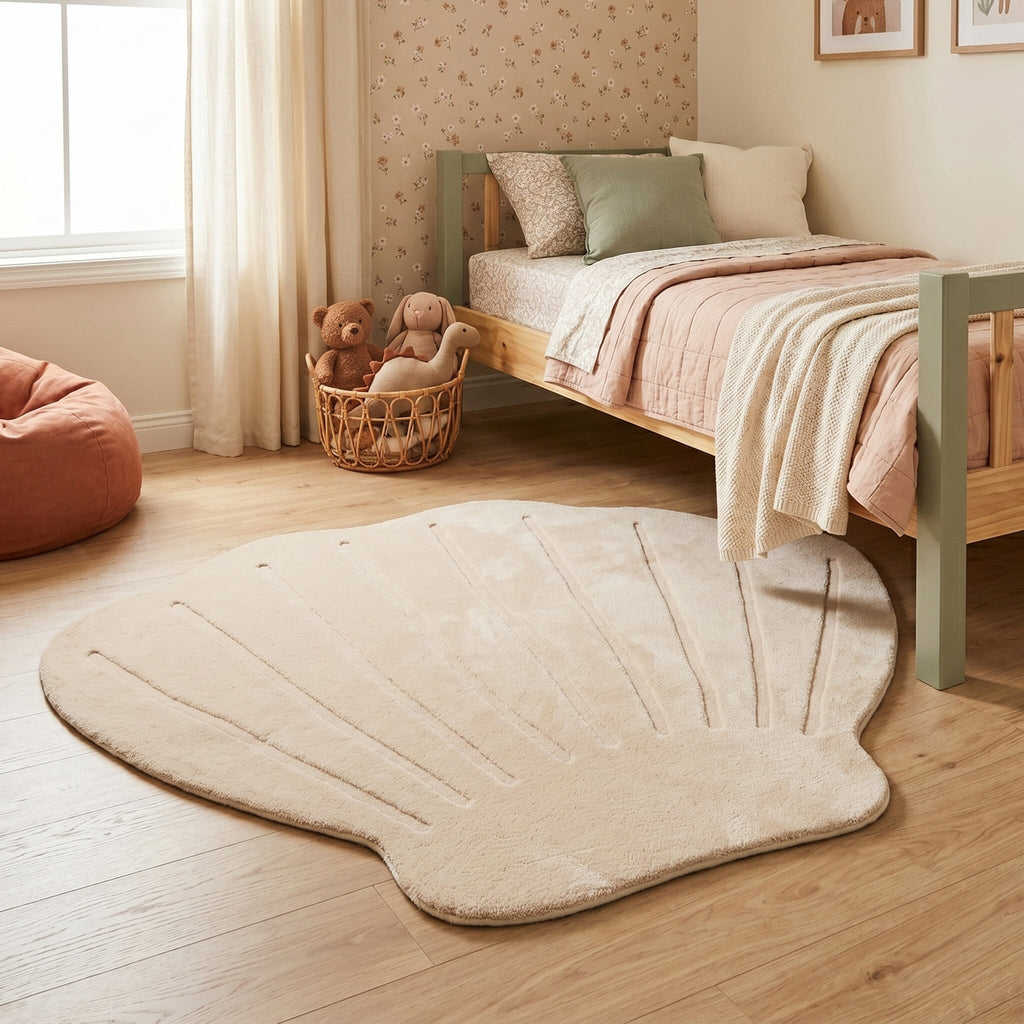 Washable children's rug - Coco Shell Beige