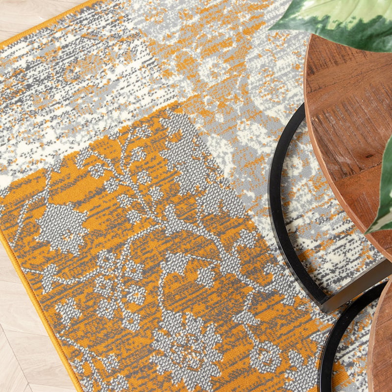 Patchwork Rug - Famous Ochre Yellow