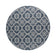Round Outdoor Rug – Rio Flower Blue