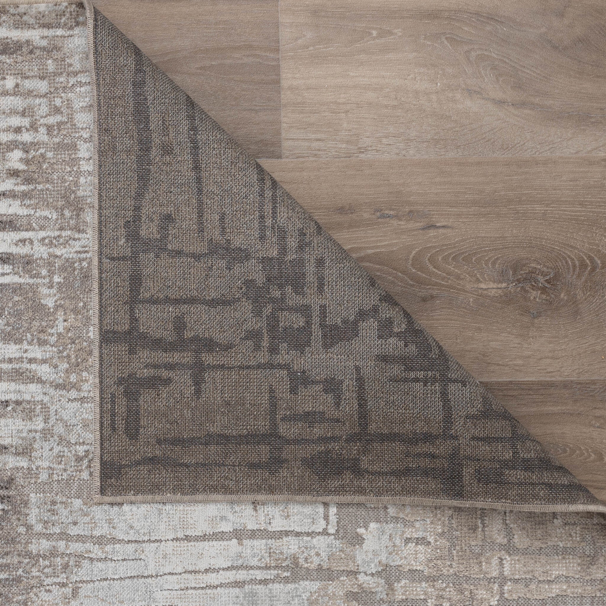 Modern Rug - Hendrix Grunge Cream/Grey