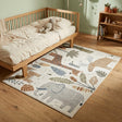 Washable Kids Rug - Mace Animals Cream