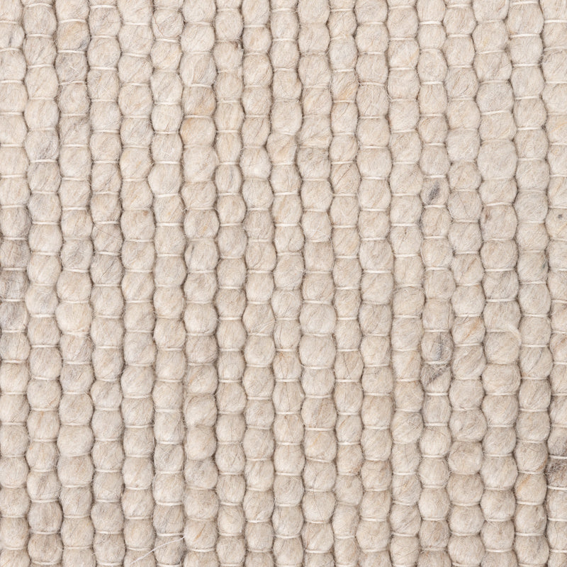 Wool Irregular Rug - Feline White/Blended