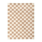 Retro Rug - Gambit Beige/White