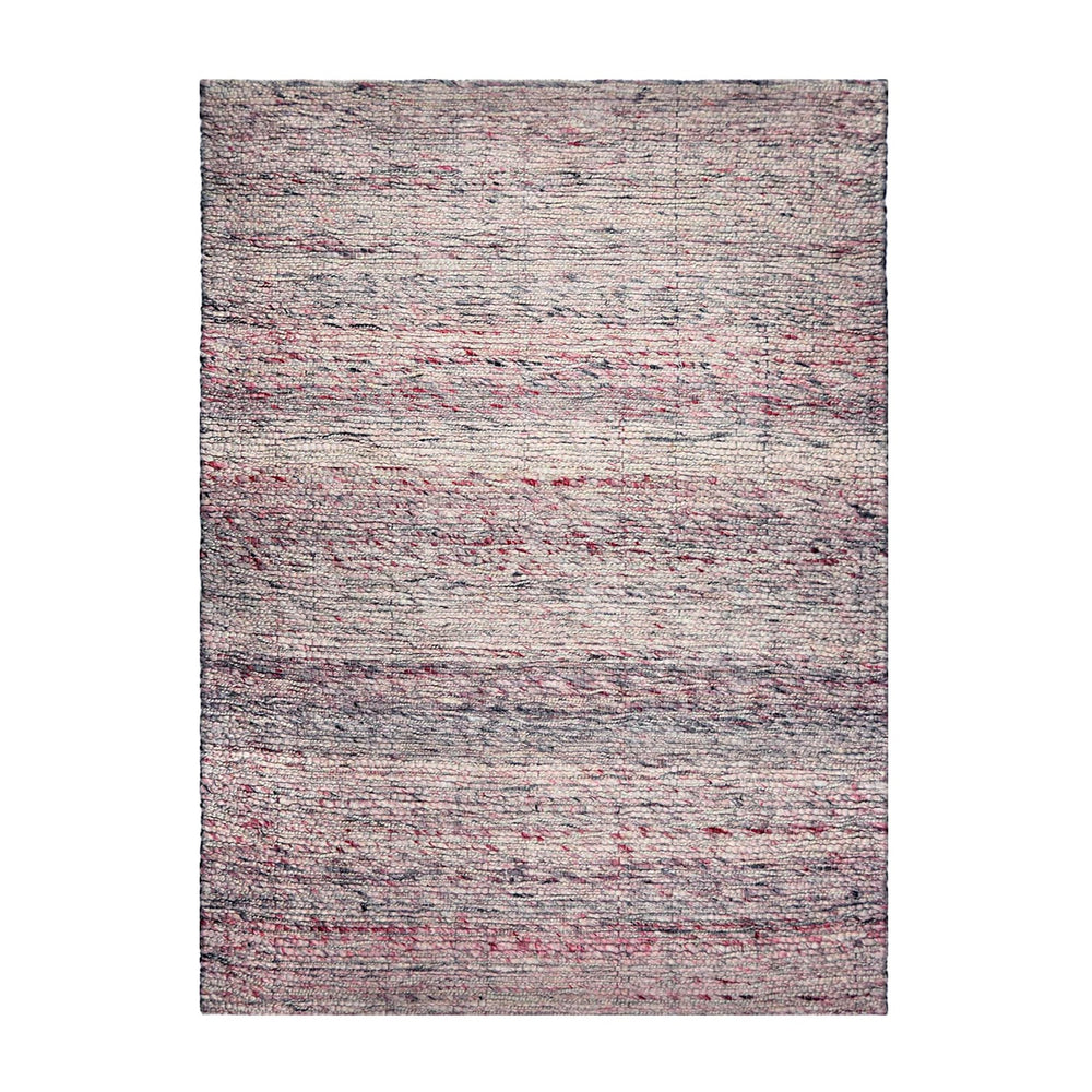 Wool floor rug - Noelle Pink/Grey