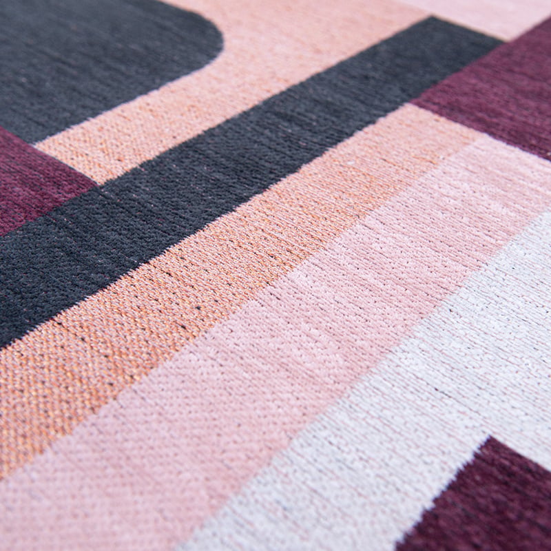 Modern floor rug - Nuance 9209 Pink