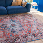 Vintage Floor Rug - Antiquarian Heriz Red 8703
