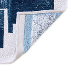 Modern floor rug - Lucia Ice Blue 9355