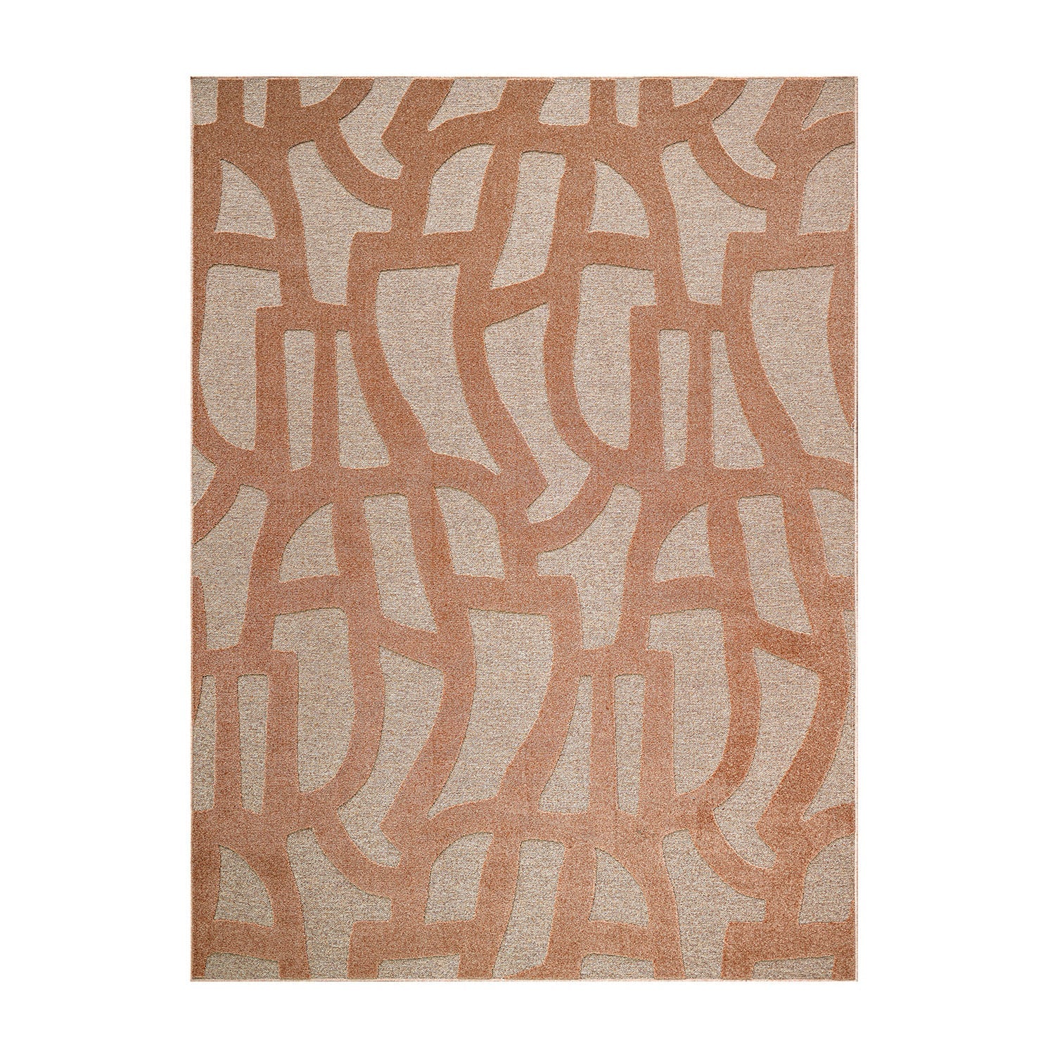 Modern Floor Rug - Thor Red 1111