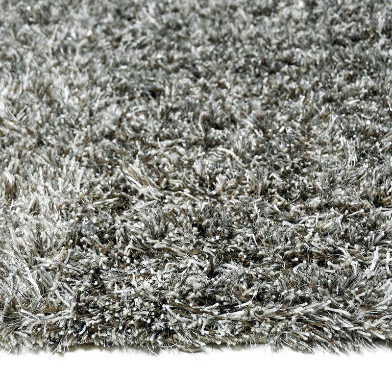 Shaggy floor rug - Paulina Silver