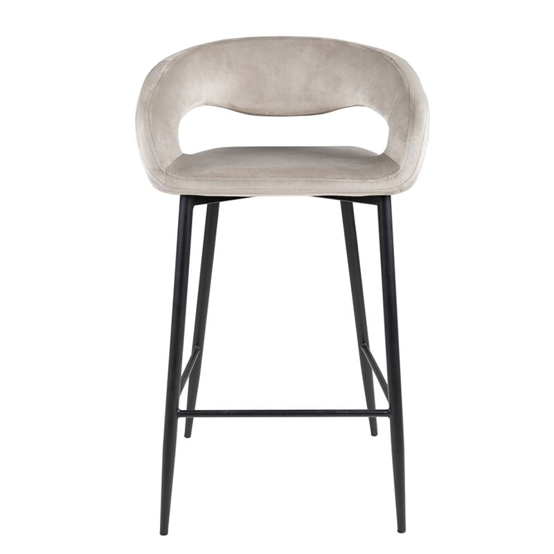 Bar Stool - Lenn Velvet Champagne