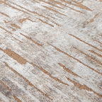 Modern Rug - Hendrix Grunge Cream/Terracotta