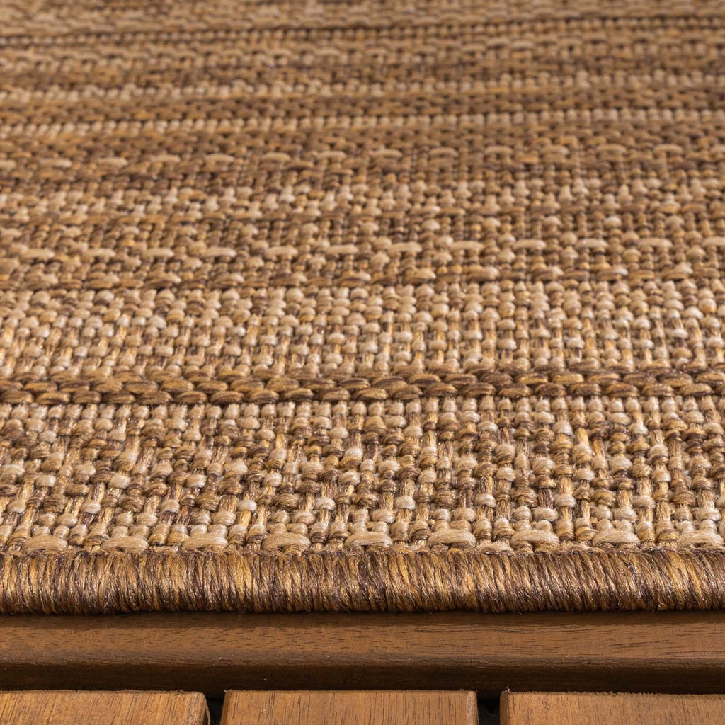 Jute Outdoor Rug - Mavi Stripes Cream/Brown