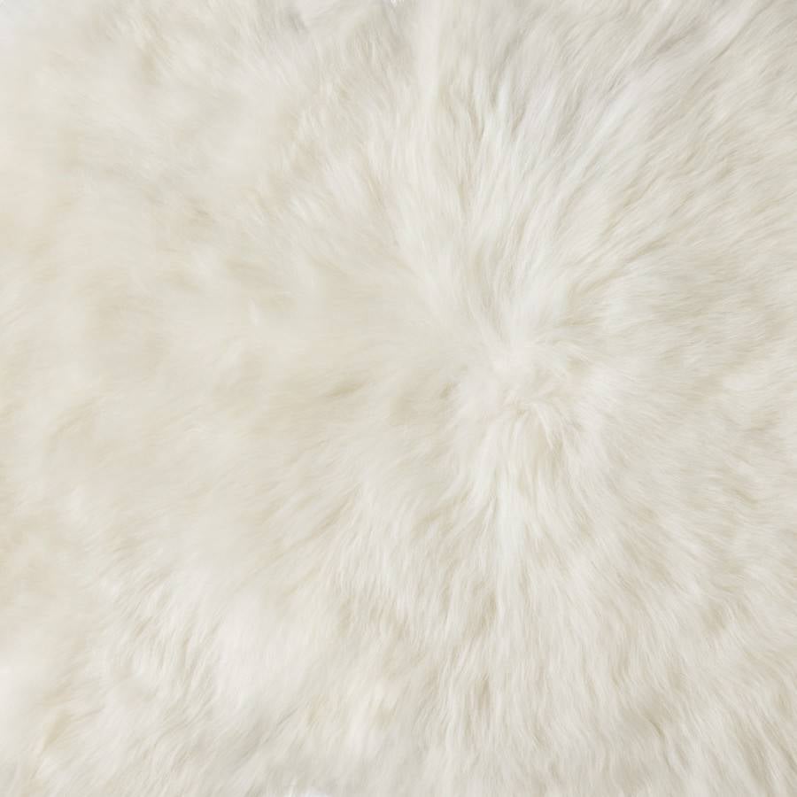 White Sheepskin 100cm - Floor rug