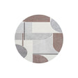 Round modern floor rug - Verwood 6111