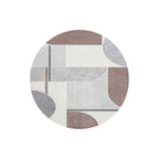 Round modern floor rug - Verwood 6111