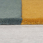Abstract floor rug - Stracto Lozenge Multicolor