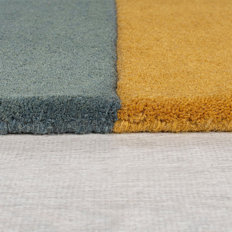 Abstract floor rug - Stracto Lozenge Multicolor