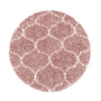 Round Berber Rug - Agadir Circle Pink/Cream