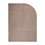 Irregular Rug - Flowy Wavy Taupe