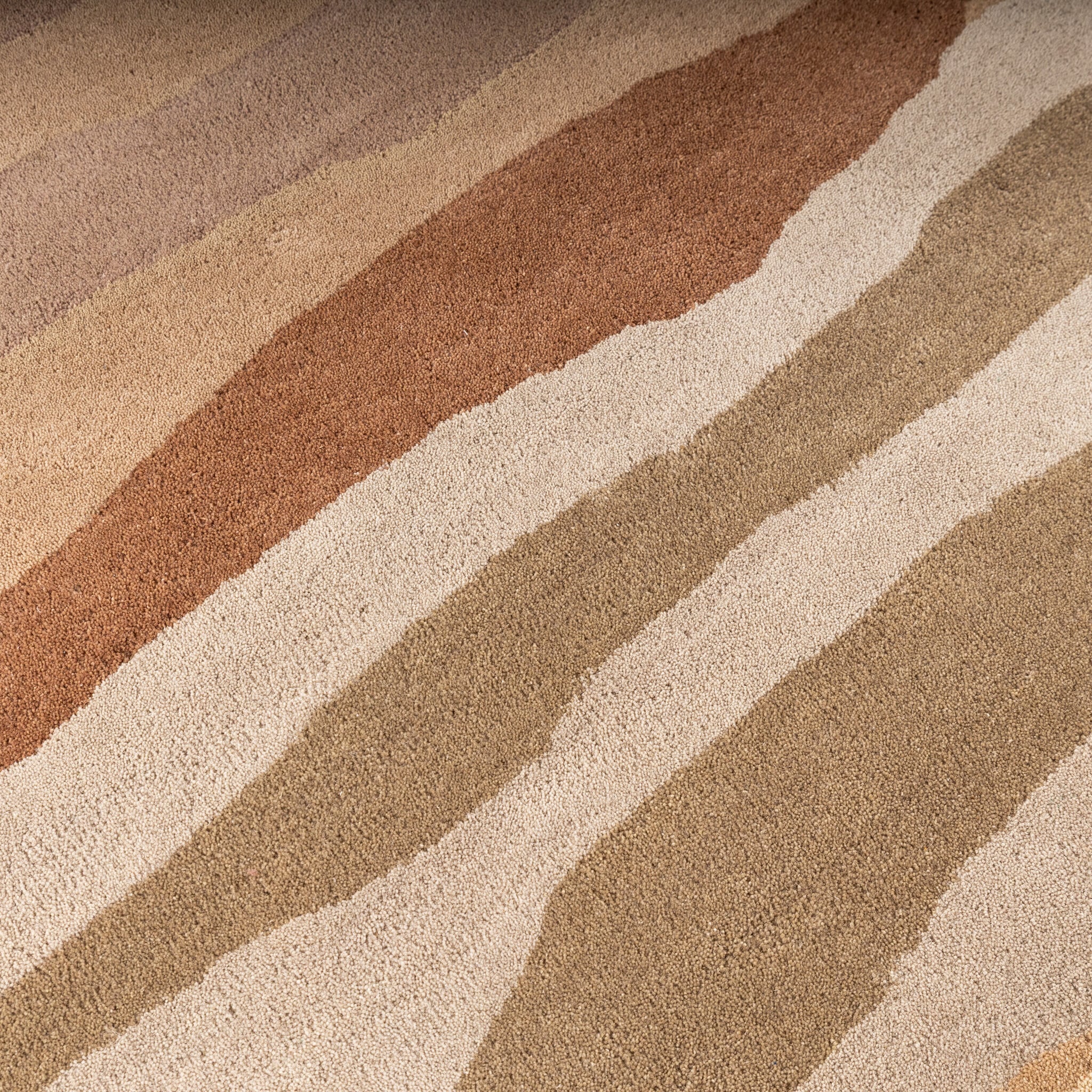 Round Wool Rug – Liora Beige