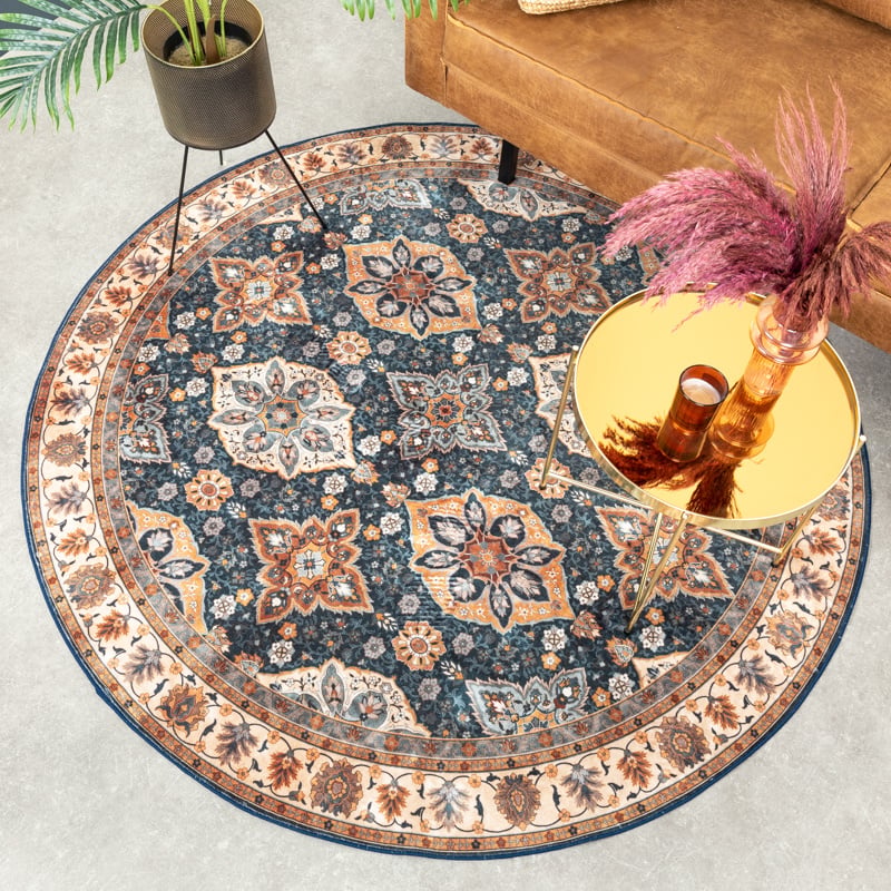 Round Vintage Rug - Imagine Oriental Rustic