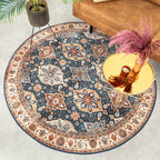 Round Vintage Rug - Imagine Oriental Rustic