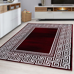Modern Floor Rug - Jena Red 9340