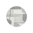 Round Modern Floor Rug - Verwood 6171