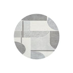 Round Modern Floor Rug - Verwood 6171