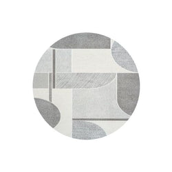 Round Modern Floor Rug - Verwood 6171